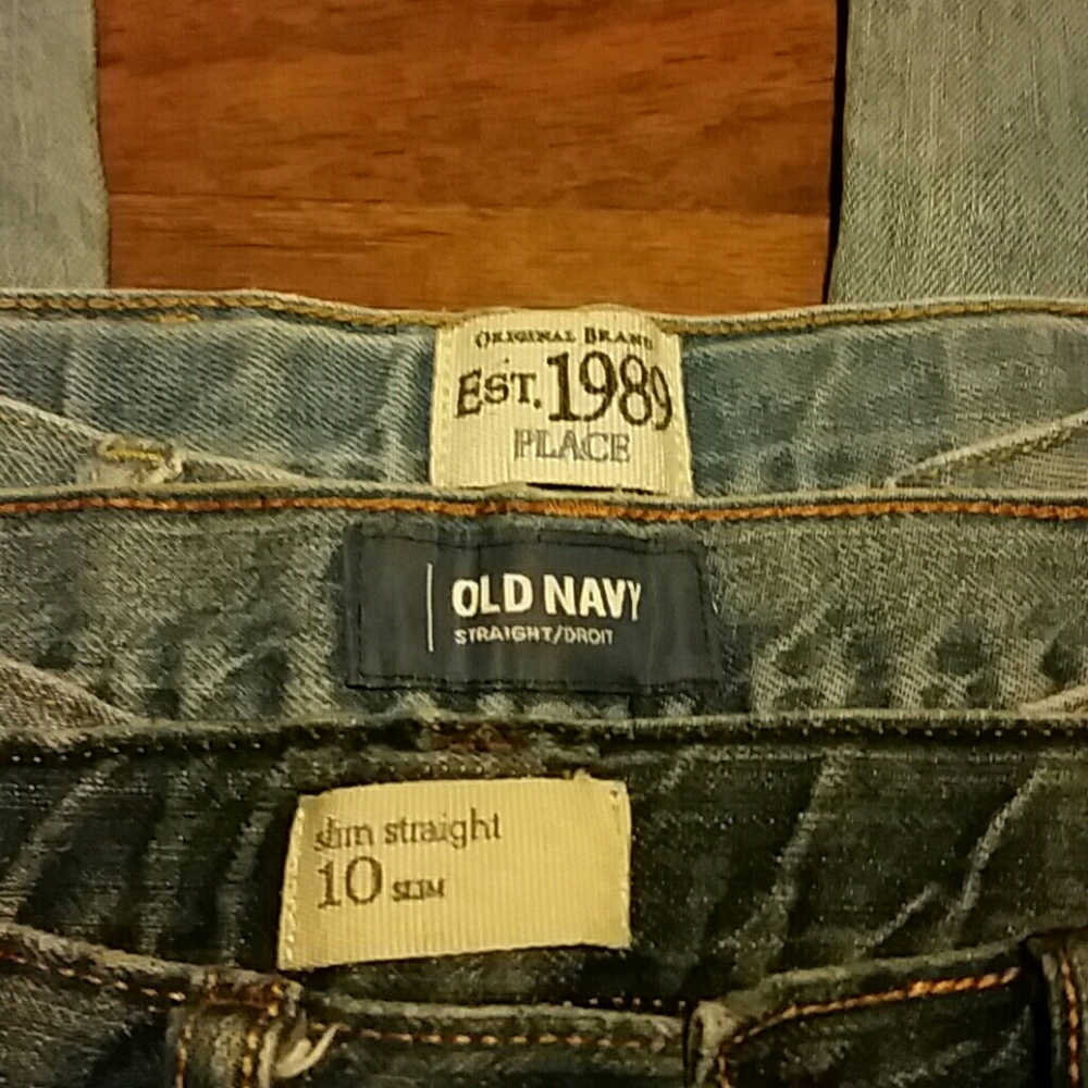 Boys Jeans Bundle Gap Old Navy Children's Place
